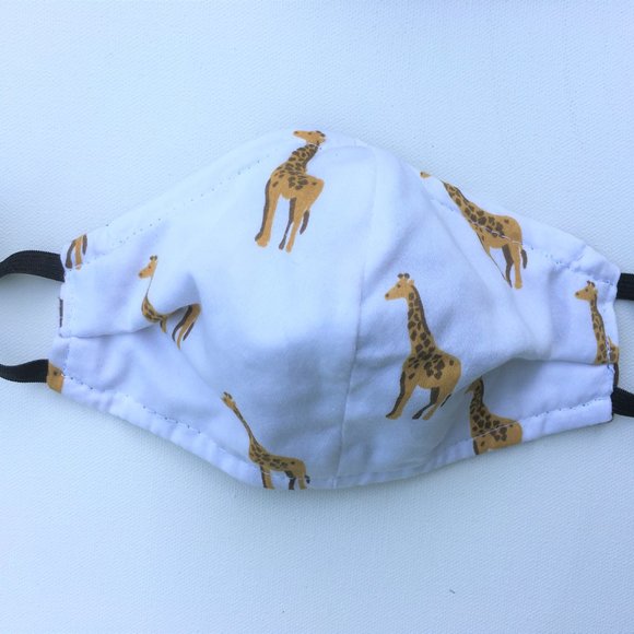 Witty Giraffe Face Mask NEW Reversible - Picture 2 of 8
